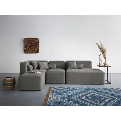Nordic Interior Sundstrup L-Form Samt Ecksofa - Sofa Nordic Interior Sundstrup L-Form Samt Ecksofa - Sofa