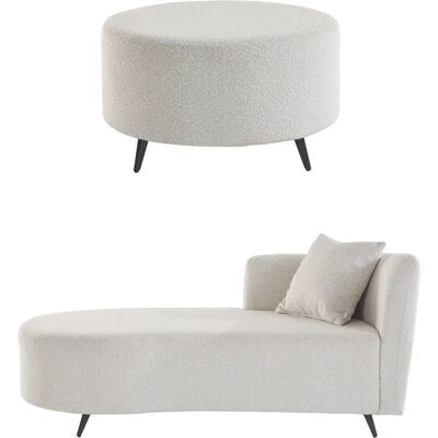 Andas Hulby Recamiere rechts Bouclé Sofa - Recamiere rechts Andas Hulby Recamiere rechts Bouclé Sofa - Recamiere rechts