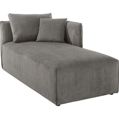 ANDAS Nöre Modulare graue Ottomane - Ottomane rechts Sofa ANDAS Nöre Modulare graue Ottomane - Ottomane rechts Sofa