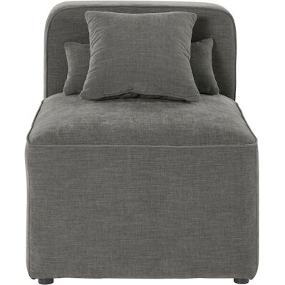 Nordic Interior Sundstrup Sofa Mittelelement - Anthrazit, Samtoptik, Polyester Nordic Interior Sundstrup Sofa Mittelelement - Anthrazit, Samtoptik, Polyester