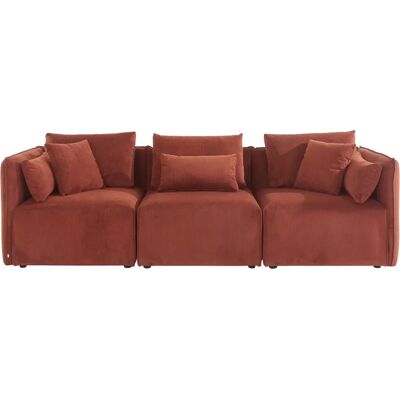 ANDAS Nöre 3-Sitzer Orange - Sofa ANDAS Nöre 3-Sitzer Orange - Sofa