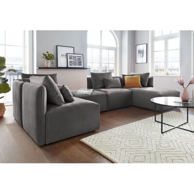Andas Nöre U-Form Sofa - Ecksofa mit Kissen Andas Nöre U-Form Sofa - Ecksofa mit Kissen