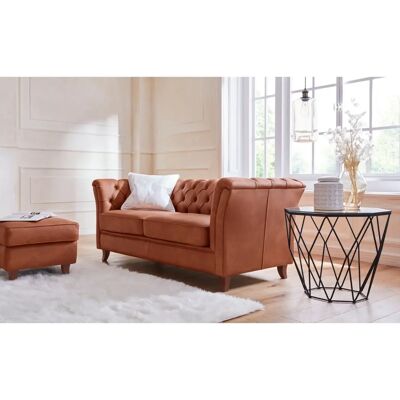 HOME AFFAIRE Reims Chesterfield Sofa - Naturleder, 3-Sitzer HOME AFFAIRE Reims Chesterfield Sofa - Naturleder, 3-Sitzer