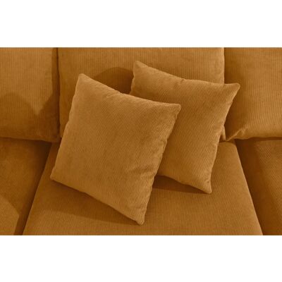 Andas Nöre U-Form Sofa - 5 Teile, Gelb (Curry) - U-förmiges Ecksofa Andas Nöre U-Form Sofa - 5 Teile, Gelb (Curry) - U-förmiges Ecksofa