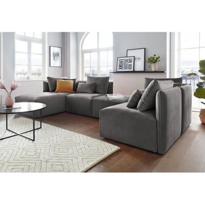 Andasu202fNordic Interior Nöre U-Form Couch - Skandinavischer Stil Andasu202fNordic Interior Nöre U-Form Couch - Skandinavischer Stil