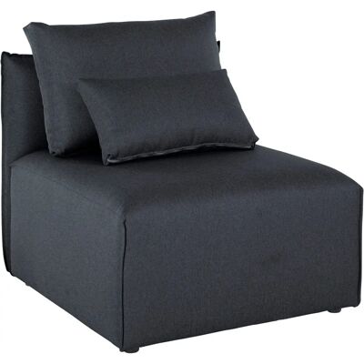 Grau (anthrazit) - Modulsofa - Webstoff Grau (anthrazit) - Modulsofa - Webstoff