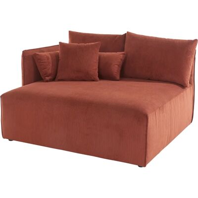 Andasù Nöre Modular Ottomane - orange (terra) - Ottomane links Andasù Nöre Modular Ottomane - orange (terra) - Ottomane links