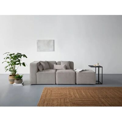 Andasu202fNordic Interior Sundstrup Sofa - hellgrau - 3-Sitzer Andasu202fNordic Interior Sundstrup Sofa - hellgrau - 3-Sitzer