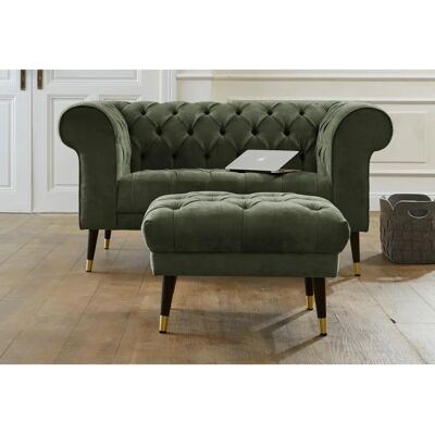 Guido Maria Kretschmer Home & Living Tinnum Microfaser Chesterfield - Sofa Guido Maria Kretschmer Home & Living Tinnum Microfaser Chesterfield - Sofa