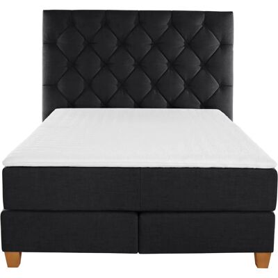 Guido Maria Kretschmer Harmones hoch - Boxspringbett in Grau Guido Maria Kretschmer Harmones hoch - Boxspringbett in Grau