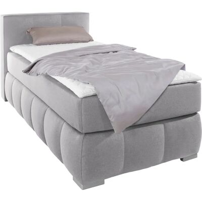 Guido Maria Kretschmer Home & Living Chelles Boxspringbett - Grau, 100x200cm Guido Maria Kretschmer Home & Living Chelles Boxspringbett - Grau, 100x200cm