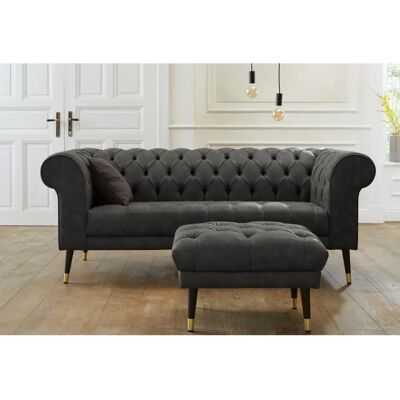 Guido Maria Kretschmer Home & Living Tinnum - Microfaser Vintage Sofa Guido Maria Kretschmer Home & Living Tinnum - Microfaser Vintage Sofa