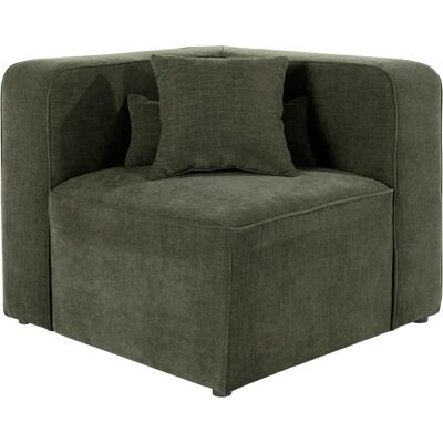 Nordic Interior Sundstrup Modulsofa Samtoptik Grün - Eckelement Nordic Interior Sundstrup Modulsofa Samtoptik Grün - Eckelement