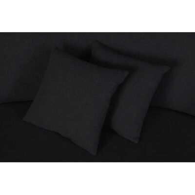 LEGER HOME Dilara - 3-Sitzer Sofa, Schwarz, Struktur Fein, Samtoptik LEGER HOME Dilara - 3-Sitzer Sofa, Schwarz, Struktur Fein, Samtoptik
