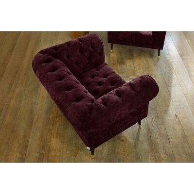 Guido Maria Kretschmer Tinnum Loveseat - Chesterfield, rot Guido Maria Kretschmer Tinnum Loveseat - Chesterfield, rot