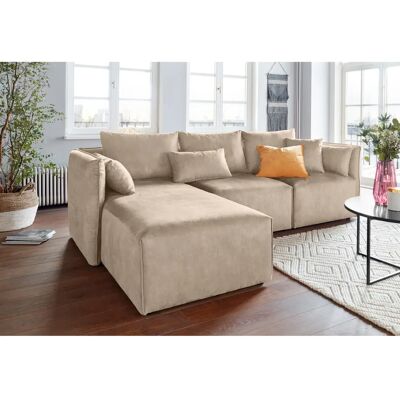 ANDAS Nöre L-Form Sofa - Mikrofaserr Lederoptik ANDAS Nöre L-Form Sofa - Mikrofaserr Lederoptik