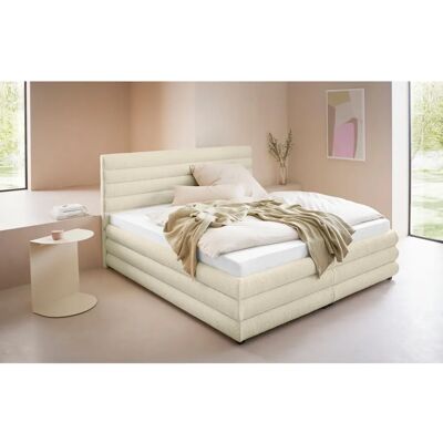 LEGER HOME BY LENA GERCKE Maylis Bouclé Beige Polsterbett - Betten LEGER HOME BY LENA GERCKE Maylis Bouclé Beige Polsterbett - Betten