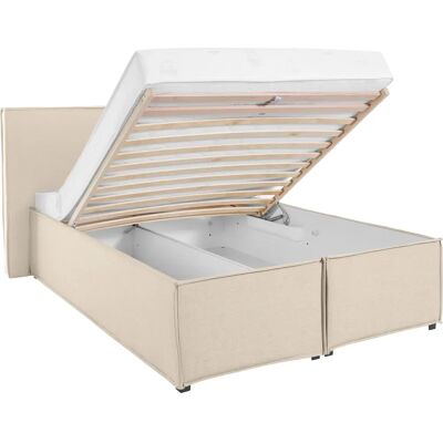 LEGER HOME BY LENA GERCKE Isaline Beige Polsterbett - Bett LEGER HOME BY LENA GERCKE Isaline Beige Polsterbett - Bett