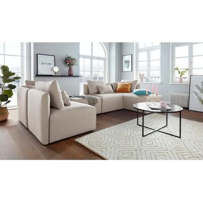 ANDAS Nöre U-Form Beiges Modularsofa - U-Form Couch ANDAS Nöre U-Form Beiges Modularsofa - U-Form Couch