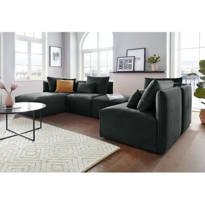Andas Nöre Dunkelgrüner Ottomane - Ottomansofa Andas Nöre Dunkelgrüner Ottomane - Ottomansofa