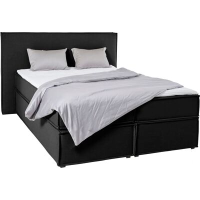 LEGER HOME BY LENA GERCKE Yuma - Boxspringbett, grau, inkl. Topper - Boxspringbett LEGER HOME BY LENA GERCKE Yuma - Boxspringbett, grau, inkl. Topper - Boxspringbett