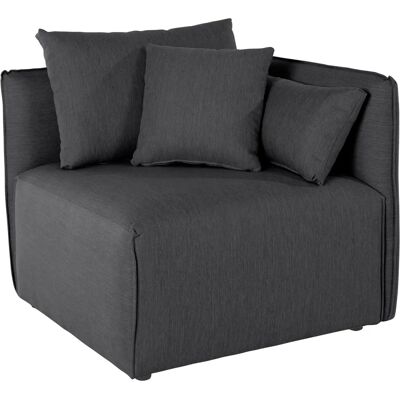andasu202fNordic Interior Nöre Modulare Eckcouch - Mikrofaser, Dunkelgrau andasu202fNordic Interior Nöre Modulare Eckcouch - Mikrofaser, Dunkelgrau