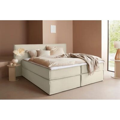 LEGER HOME BY LENA GERCKE Yuma Boxspringbett - beige, 213x213 cm, H2 LEGER HOME BY LENA GERCKE Yuma Boxspringbett - beige, 213x213 cm, H2