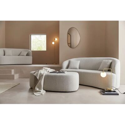 LEGER HOME BY LENA GERCKE Dilara - Natürliche Bouclé Stoffhocker LEGER HOME BY LENA GERCKE Dilara - Natürliche Bouclé Stoffhocker