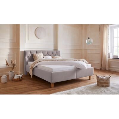 Guido Maria Kretschmer Home & Living Sunley 100 Polsterbett - Modern, Grau Guido Maria Kretschmer Home & Living Sunley 100 Polsterbett - Modern, Grau