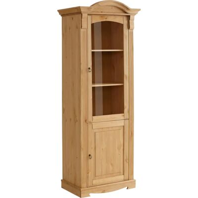 HOME AFFAIRE Anna beige (natur) - Vitrine - Landhausmöbel HOME AFFAIRE Anna beige (natur) - Vitrine - Landhausmöbel