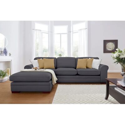 HOME AFFAIRE Broughton L-Form Ecksofa - grau (anthrazit) - 279x92x178cm HOME AFFAIRE Broughton L-Form Ecksofa - grau (anthrazit) - 279x92x178cm