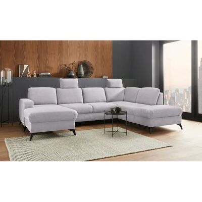 Places of Style Lolland U-Form Sofa - U-förmiger Mikrofaserplüsch mit Stauraum Places of Style Lolland U-Form Sofa - U-förmiger Mikrofaserplüsch mit Stauraum
