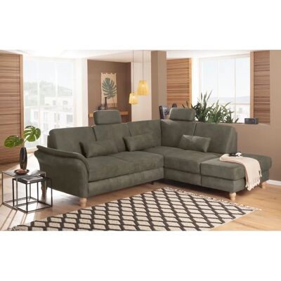 Home Affaire Palace L-Form Sofa - Microfaser Lederoptik, Ottomane rechts Home Affaire Palace L-Form Sofa - Microfaser Lederoptik, Ottomane rechts
