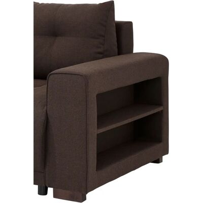 Home Affaire Viborg L-Form Sofa - Polyester, Recamiere links, Stauraum Home Affaire Viborg L-Form Sofa - Polyester, Recamiere links, Stauraum