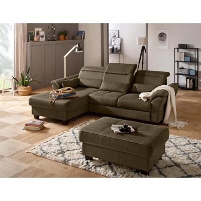 Home Affaire Solvei L-Form Microfaser Ledersofa - Wohnzimmermöbel Home Affaire Solvei L-Form Microfaser Ledersofa - Wohnzimmermöbel