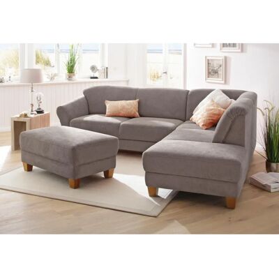 HOME AFFAIRE Gotland L-Form Sofa - Modernes Landhaus, Microfaser HOME AFFAIRE Gotland L-Form Sofa - Modernes Landhaus, Microfaser