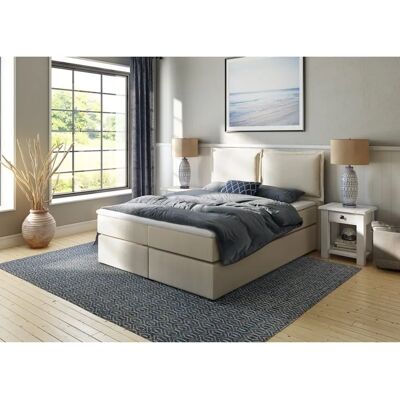 HOME AFFAIRE Lysann Boxspringbett - 5-fach verstellbar, beige, 167x215cm HOME AFFAIRE Lysann Boxspringbett - 5-fach verstellbar, beige, 167x215cm