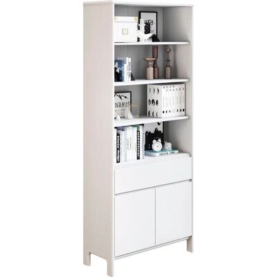 Home Affaire Luven Bücherregal - 6 Fächer - Weiß - Möbel Home Affaire Luven Bücherregal - 6 Fächer - Weiß - Möbel