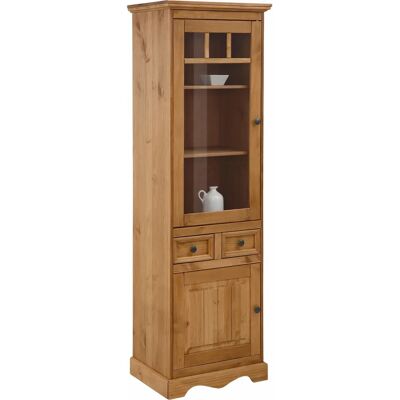 HOME AFFAIRE Melissa Beigene Vitrine - Landhausstil Möbel HOME AFFAIRE Melissa Beigene Vitrine - Landhausstil Möbel