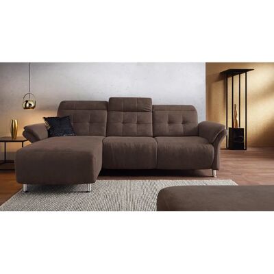 PLACES OF STYLE Manhattan L-Form Braun Couch - Sofa PLACES OF STYLE Manhattan L-Form Braun Couch - Sofa