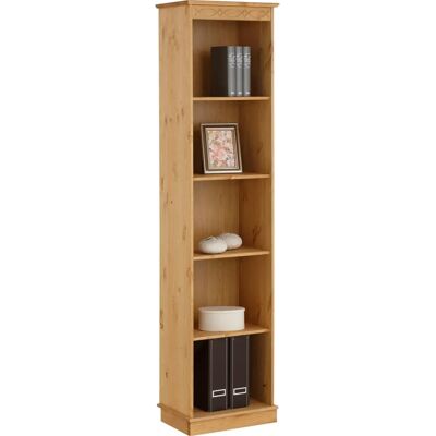 HOME AFFAIRE Indra Bücherregal - Kiefer Massivholz, beige, 186x46x32cm HOME AFFAIRE Indra Bücherregal - Kiefer Massivholz, beige, 186x46x32cm