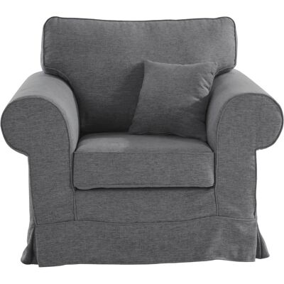 HOME AFFAIRE Shadmoor Sessel - Velours, Polyester, Modern HOME AFFAIRE Shadmoor Sessel - Velours, Polyester, Modern