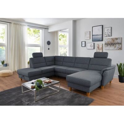 HOME AFFAIRE Palmera U-Form Sofa - U-Form, Ottomane links, Bettfunktion HOME AFFAIRE Palmera U-Form Sofa - U-Form, Ottomane links, Bettfunktion