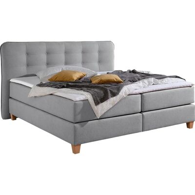 Home Affaire Grau Komplett Boxspringbett - Bett Home Affaire Grau Komplett Boxspringbett - Bett