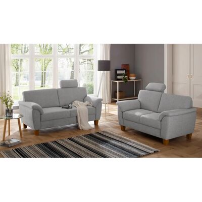 Home Affaire Texel 2-Sitzer Sofa - Modernes Design, Silber, Microfaser Home Affaire Texel 2-Sitzer Sofa - Modernes Design, Silber, Microfaser