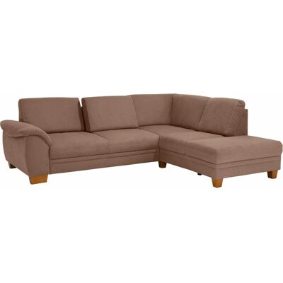 Home affaire Husum L-Form Sofa - Mikrofaser, Braun, 269cm Home affaire Husum L-Form Sofa - Mikrofaser, Braun, 269cm