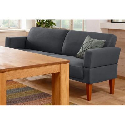 HOME AFFAIRE Fehmarn Sofa - Mikrofaser, 3-Sitzer, Grau HOME AFFAIRE Fehmarn Sofa - Mikrofaser, 3-Sitzer, Grau