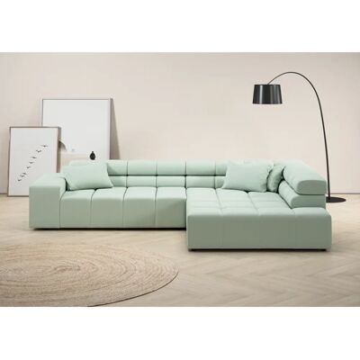INOSIGN Ancona Ecksofa - Velours, Grün, Recamiere INOSIGN Ancona Ecksofa - Velours, Grün, Recamiere