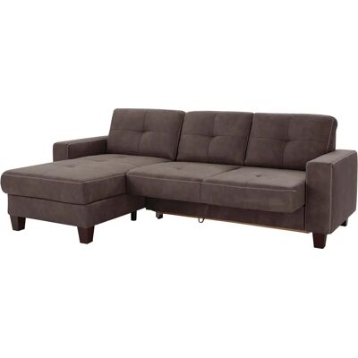 Places of Style Varese Vintage-Mikrofaser Ecksofa - Sofa Places of Style Varese Vintage-Mikrofaser Ecksofa - Sofa