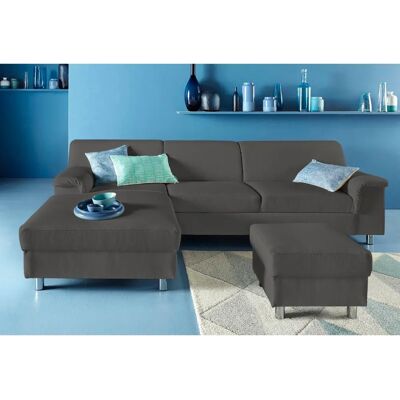 INOSIGN Jamie L-Form Sofa - Wendemöbel, Optional Bett, Grau INOSIGN Jamie L-Form Sofa - Wendemöbel, Optional Bett, Grau